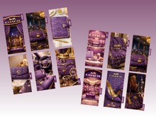 Load image into Gallery viewer, Monthly Dividers | A6 Rings | Purple Coach | Set of 12 | PRE-ORDER