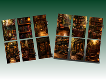 Load image into Gallery viewer, Fantasy Bookstore Theme | Cash Envelopes | A6 Rings | 12 Month Set