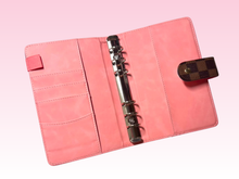 Load image into Gallery viewer, Brown | Checkered Binder | A6 Rings