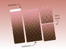 Load image into Gallery viewer, Brown & Pink L | Binder Bundle | A6 Rings