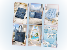 Load image into Gallery viewer, Monthly Divider | Personal Wide | Blue Denim Coach | Set of 12 | PRE-ORDER