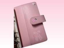 Load image into Gallery viewer, Pink Bow Coquette | Binder | A6 Rings