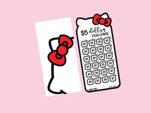 Load image into Gallery viewer, Savings Insert & Envelope Bundle | Kitty 5 Dollar Savings | 120