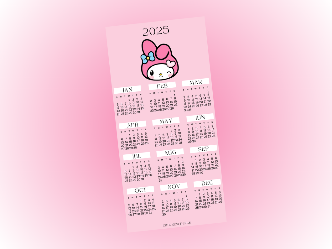 2025 Year at a glance | A6 Rings | My Mel