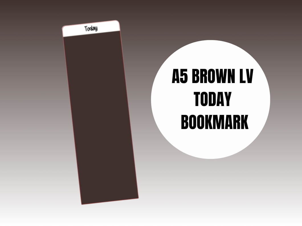 Binder Bookmark | A5 Rings | Brown L