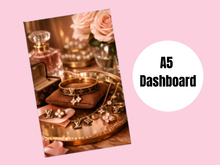Load image into Gallery viewer, Binder Dashboard | A5 Rings | L Jewelry
