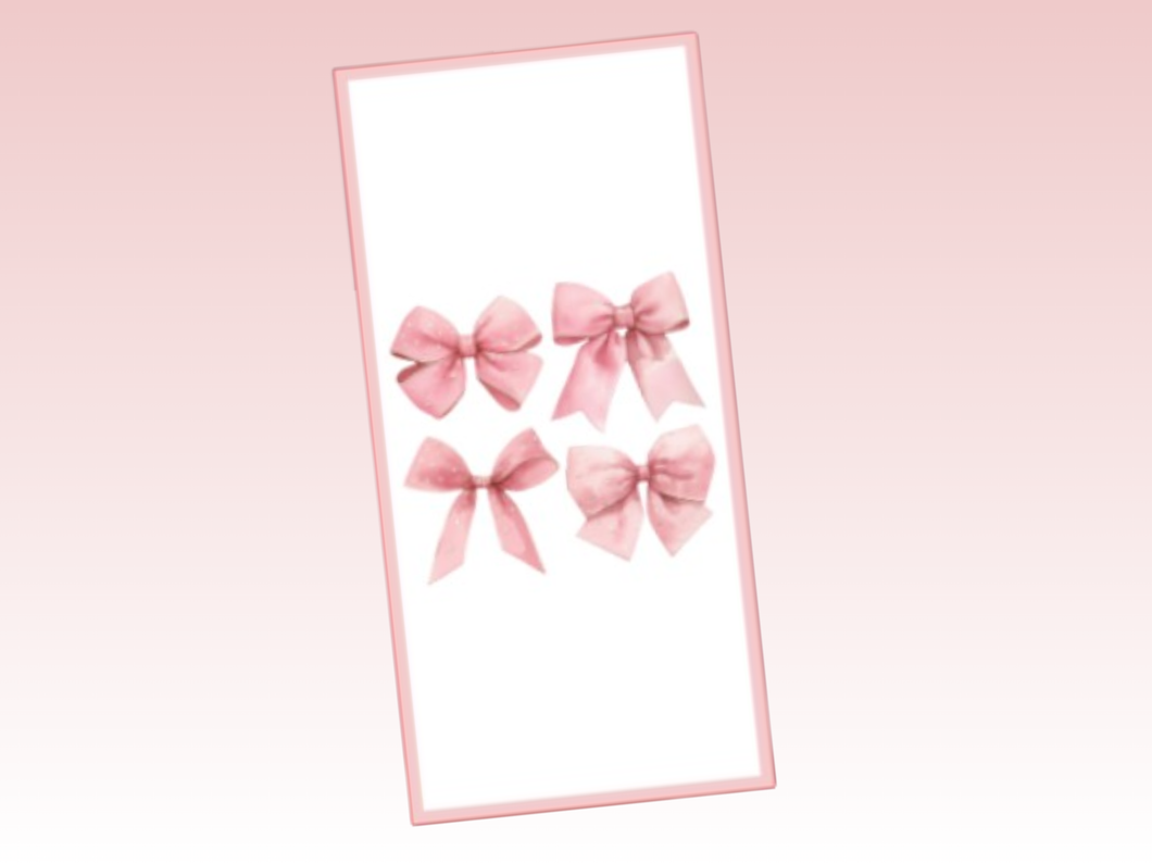 Binder Dashboard or Cash Envelope | Coquette | Bow 2