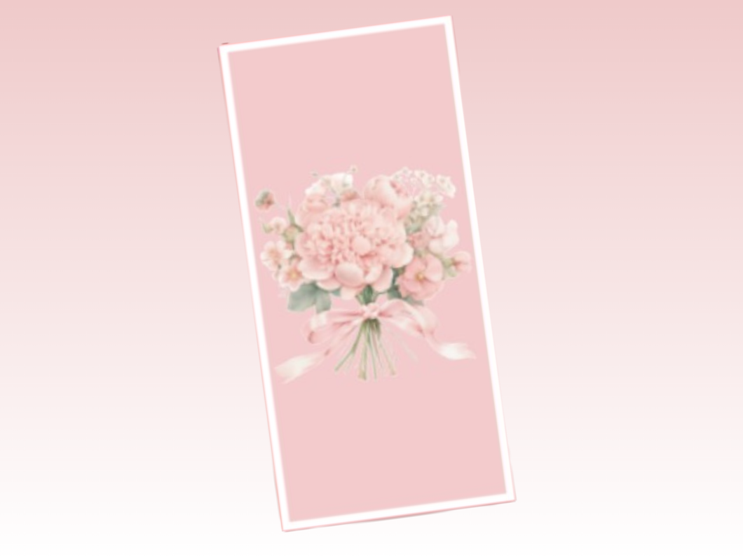 Binder Dashboard or Cash Envelope | Coquette| Flowers