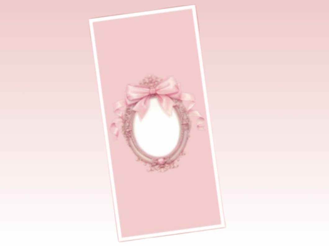 Binder Dashboard or Cash Envelope | Coquette| Mirror