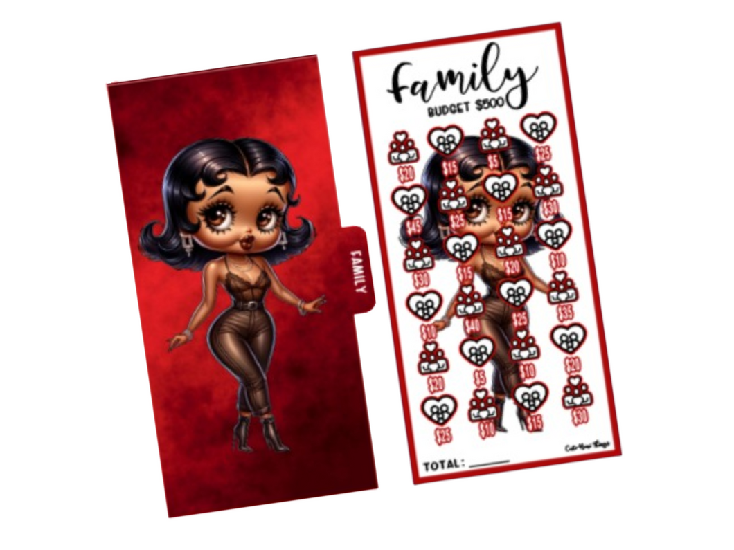 Savings Insert & Envelope Bundle | Red Betty Boop | Family