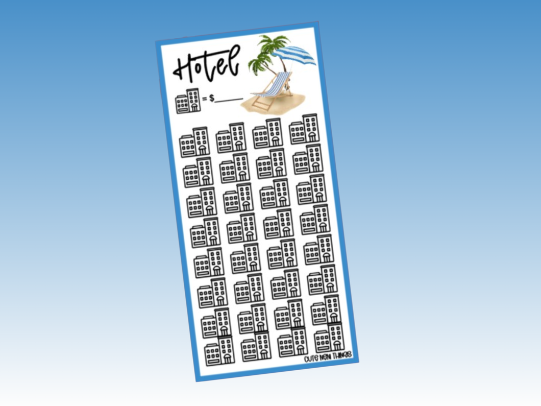 Savings Insert or Cash Envelope | Beach | Hotel