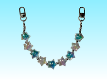Load image into Gallery viewer, Blue Stars | Binder Chain Charm | Fits A6 Binders
