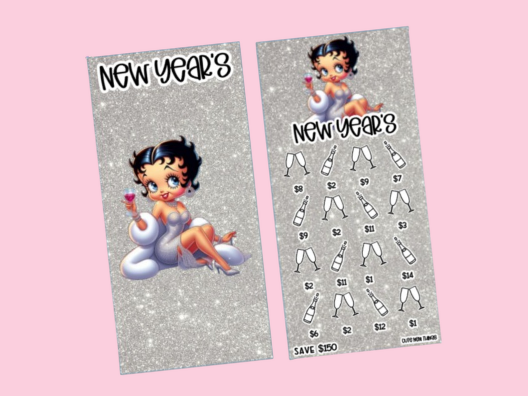 Savings Insert & Envelope Bundle | Betty Boop Holidays | New Years
