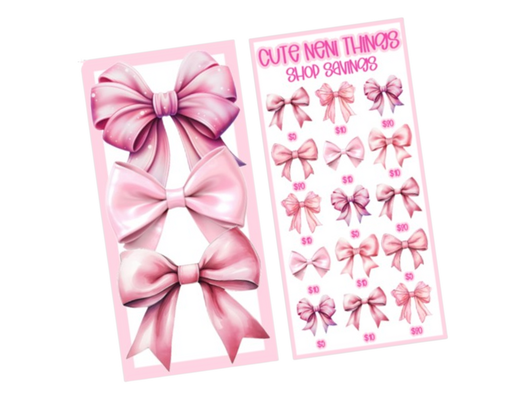 Savings Insert & Envelope Bundle | Cute Neni Things Shop Savings