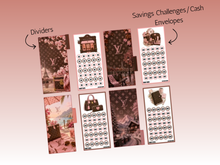 Load image into Gallery viewer, Brown &amp; Pink L | Binder Bundle | A6 Rings
