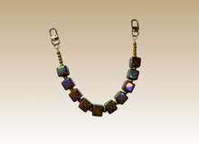 Load image into Gallery viewer, Brown iridescent | Binder Chain Charm | Fits A6 Binders
