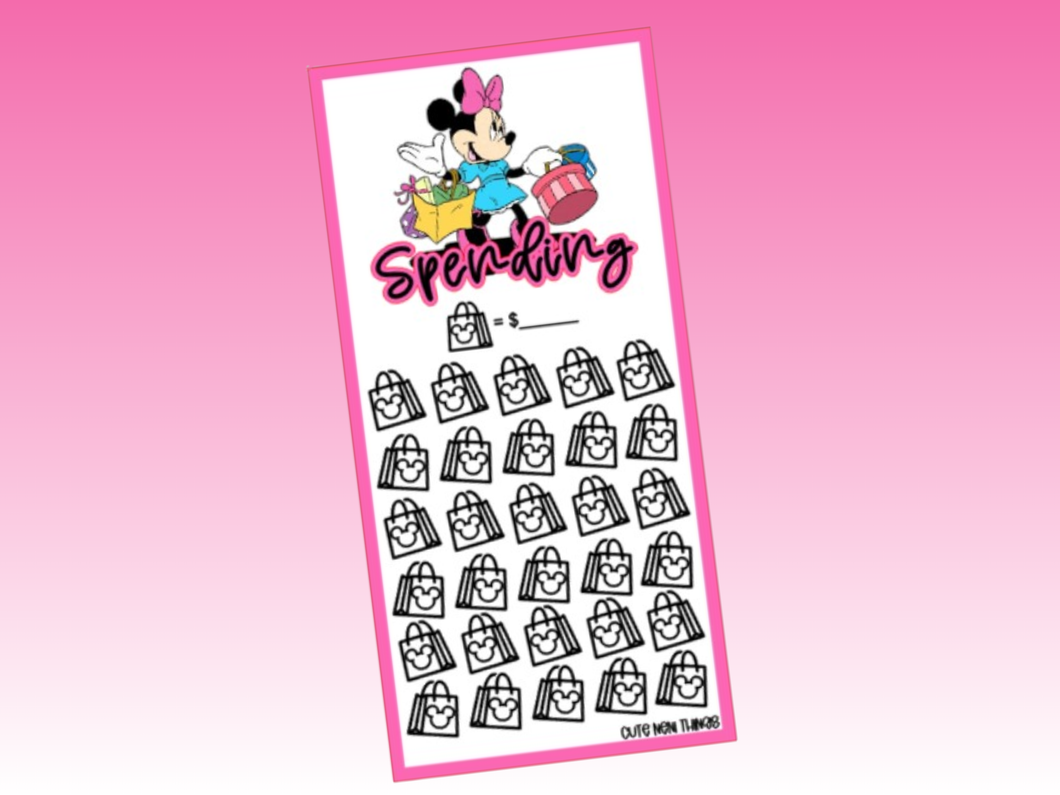 Savings Insert or Cash Envelope | Dizney | Spending