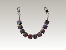 Load image into Gallery viewer, Grey iridescent | Binder Chain Charm | Fits A6 Binders
