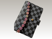 Load image into Gallery viewer, Grey iridescent | Binder Chain Charm | Fits A6 Binders
