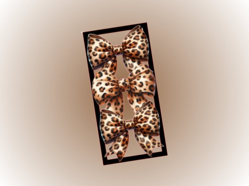 Cash Envelope | Leopard Bow