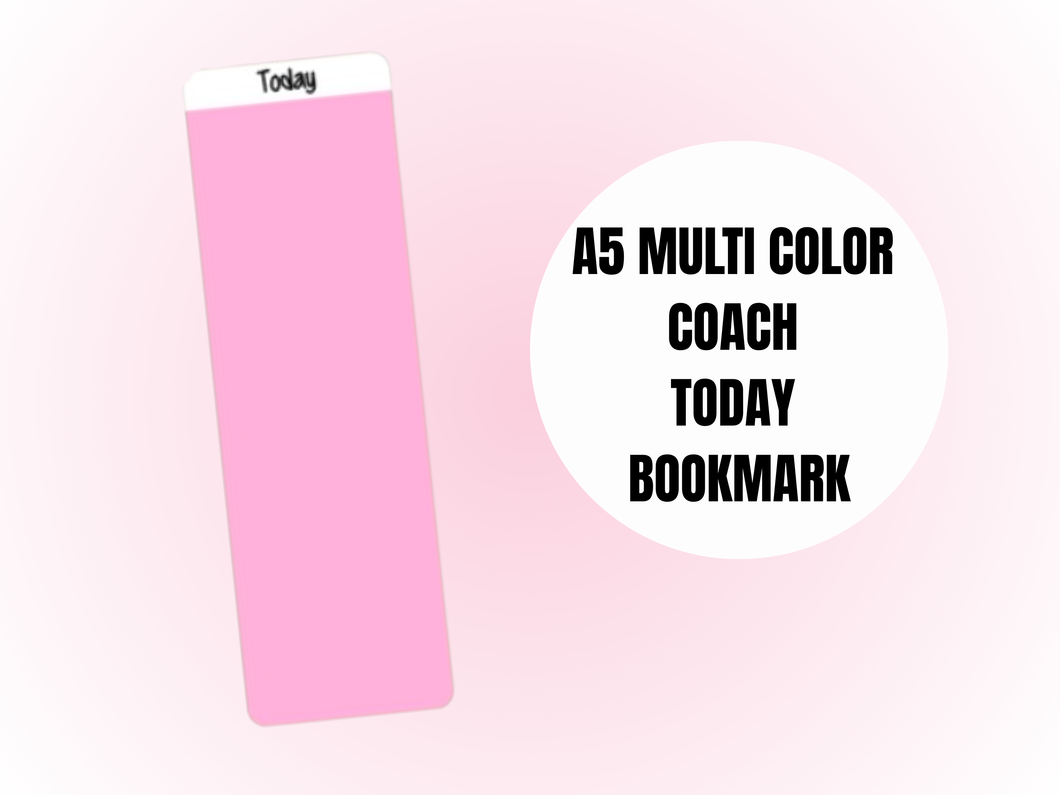 Binder Bookmark | A5 Rings | Multi Colored Coach