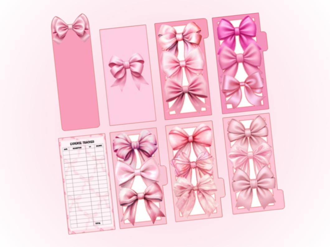 Budget Bundle | Pink Bow Set 2 | Set of 8