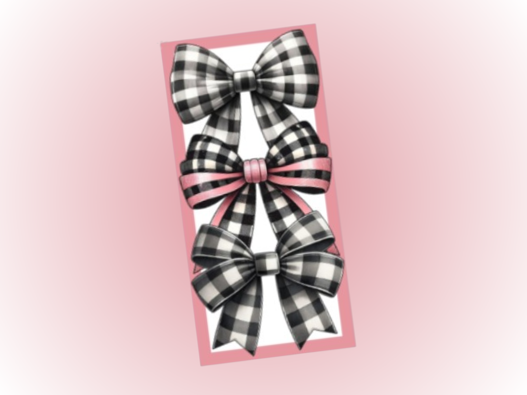 Cash Envelope | Pink Gingham Bows