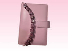 Load image into Gallery viewer, Pink Leopard | Binder Chain Charm | Fits A6 Binders
