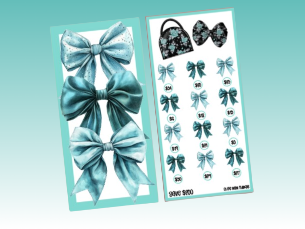 Savings Insert & Envelope Bundle | Tiffany Bow 250