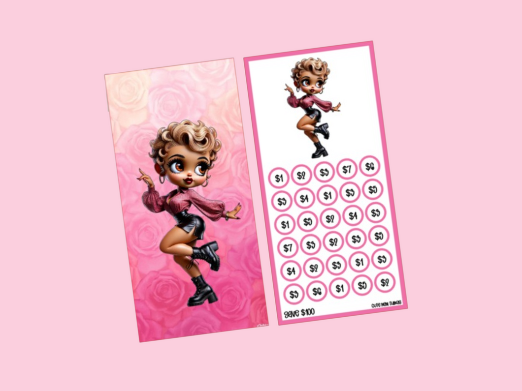 Savings Insert & Envelope Bundle | Betty Pink 100