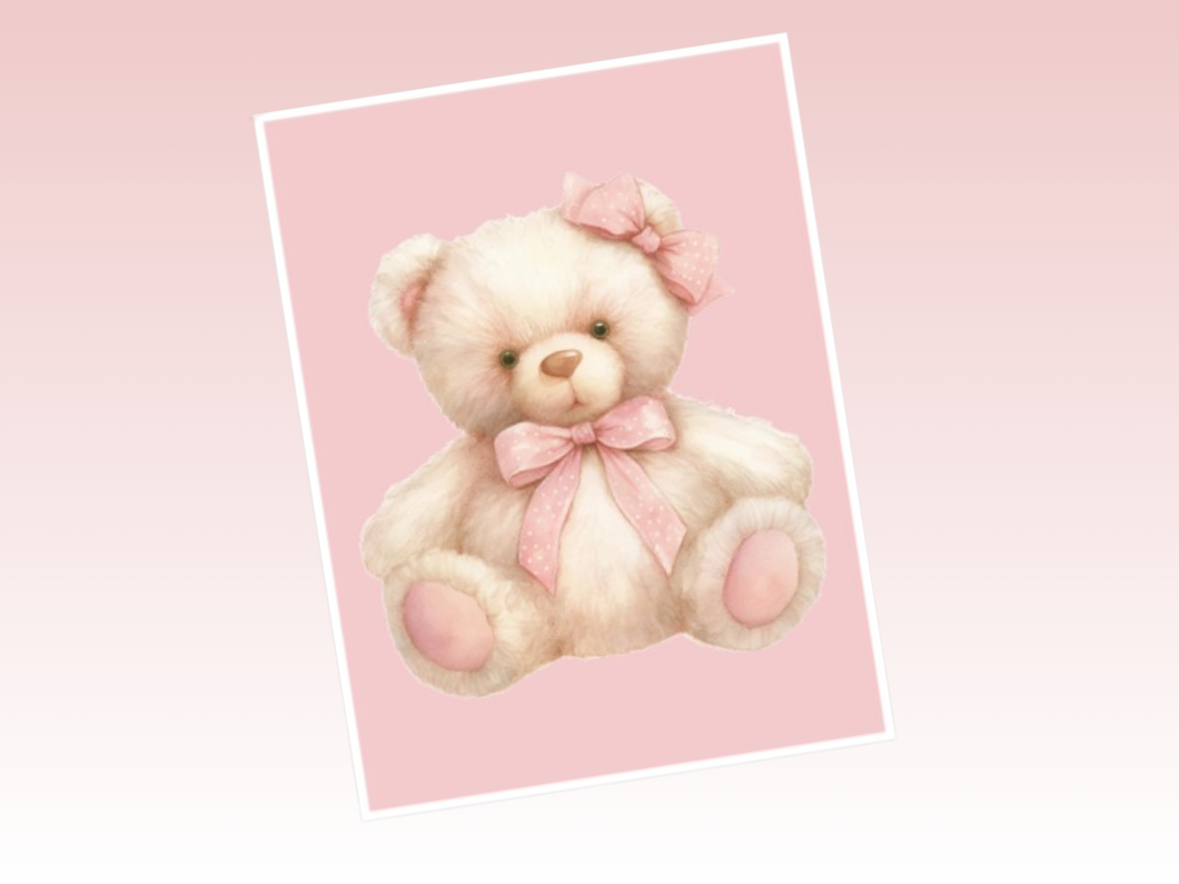 Planner Dashboard or Pocket | Coquette | Bear | A5 Wide Rings