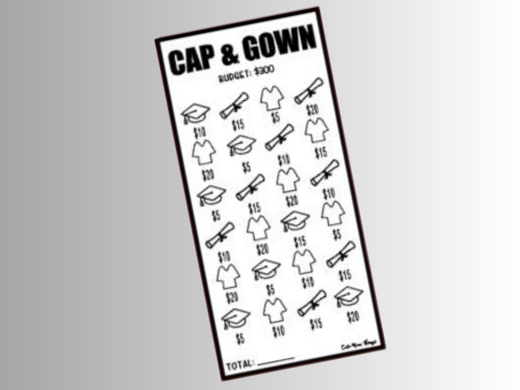 Savings Insert or Cash Envelope | Square | Cap & Gown