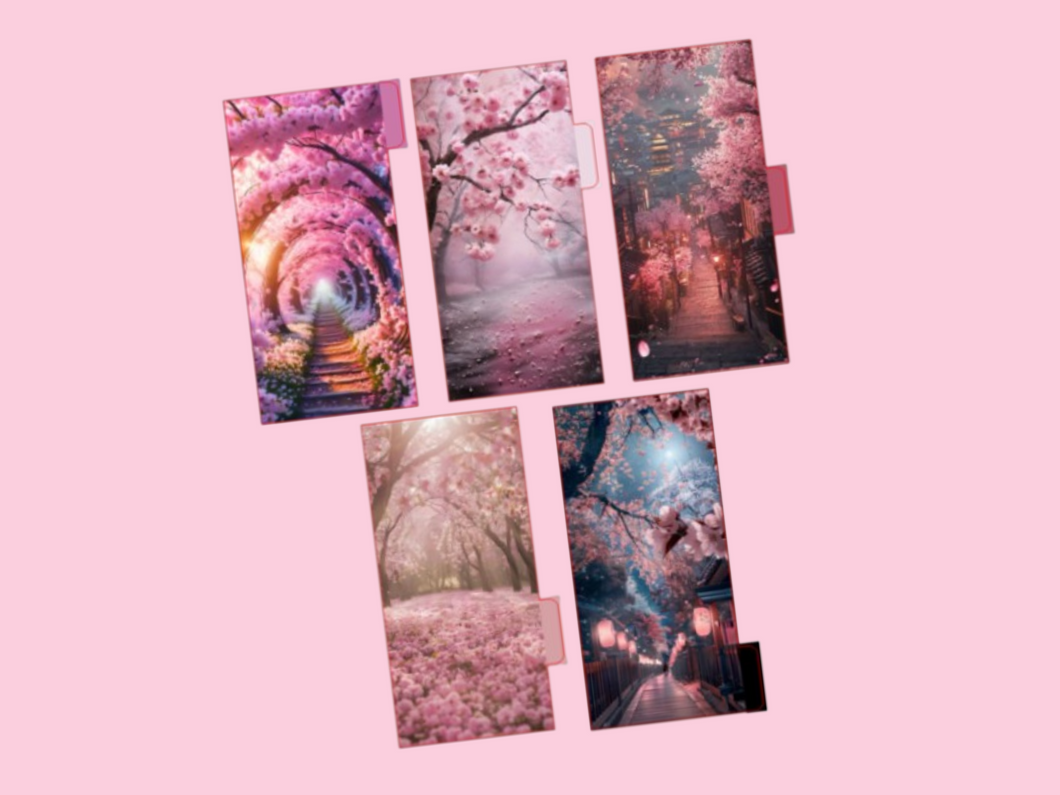 Cash Envelopes | Cherry Blossom | Set of 5