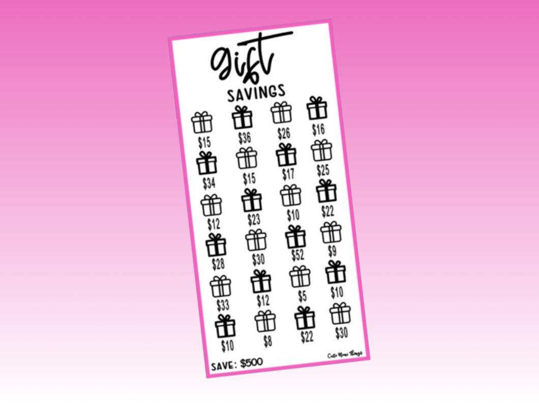 Savings Insert or Cash Envelope | Square | Gift
