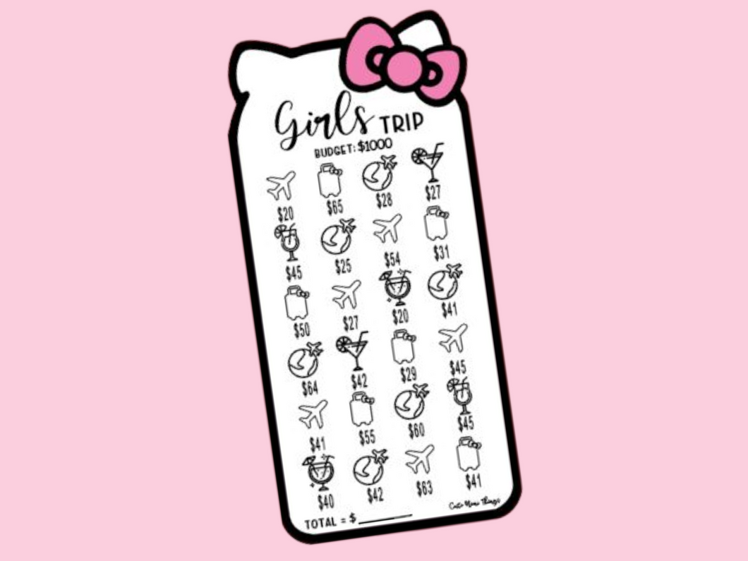 Savings Insert | HK Shape | Girls Trip