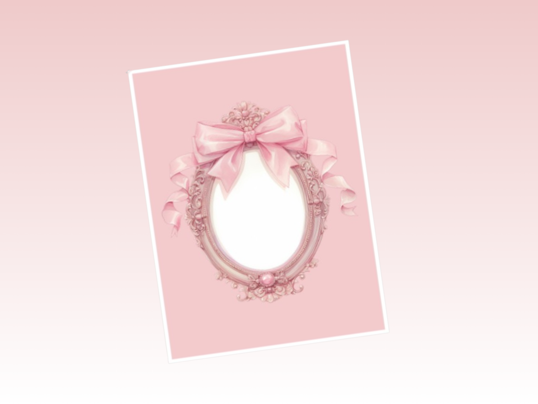 Planner Dashboard or Pocket | Coquette | Mirror | A5 Wide Rings