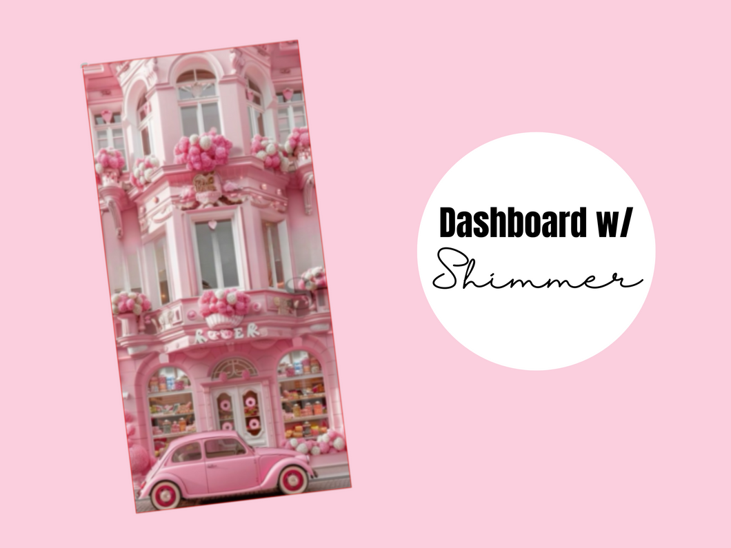Planner Dashboard | Pink | Bug w/ Shimmer