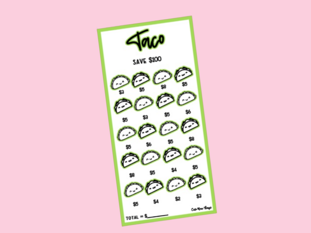 Savings Insert or Cash Envelope | Square | Taco