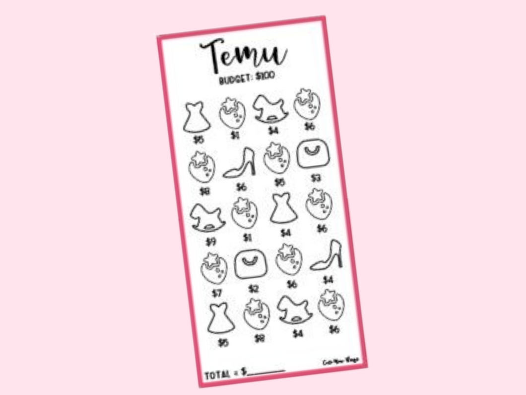Savings Insert or Cash Envelope | Square | Temu