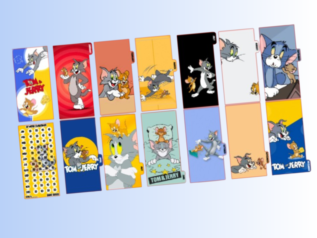 Cash Envelopes | Tom & Jerry | 12 month set