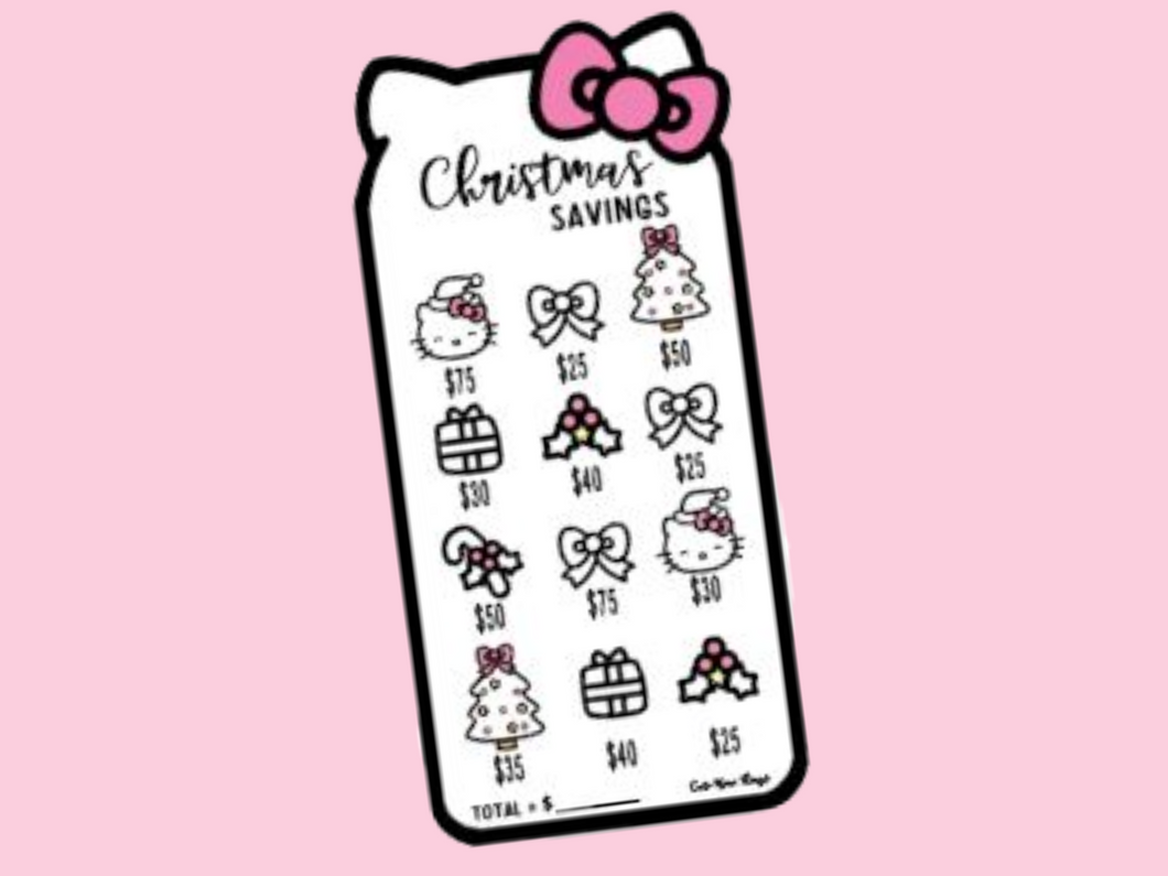 Savings Insert | HK Shape | Christmas Savings